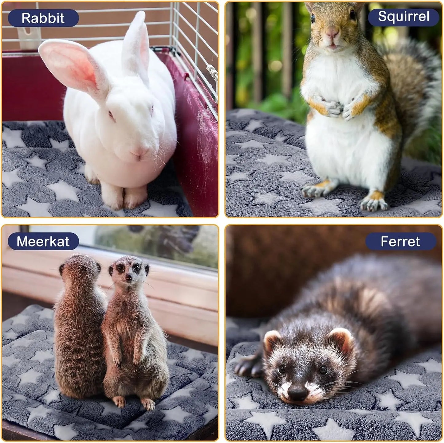 XMSJ Winter Dog Crate Pads Ultra Soft Washable Bed Mats