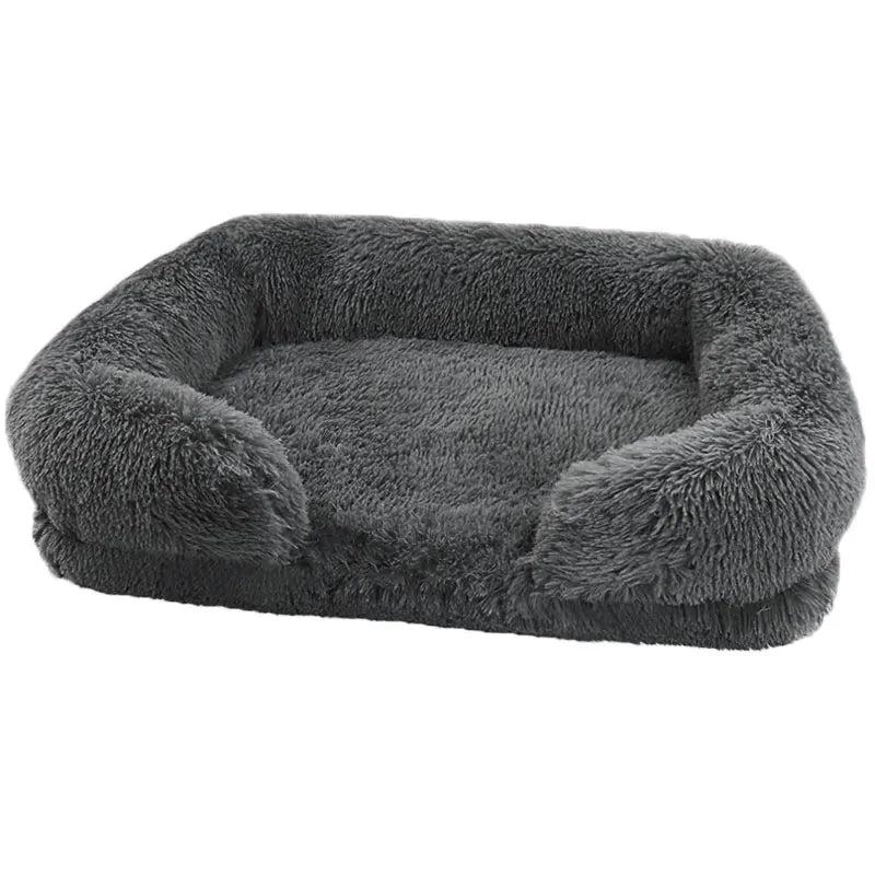 NONECN Thickened Orthopedic Dog Bed With Plush Cover