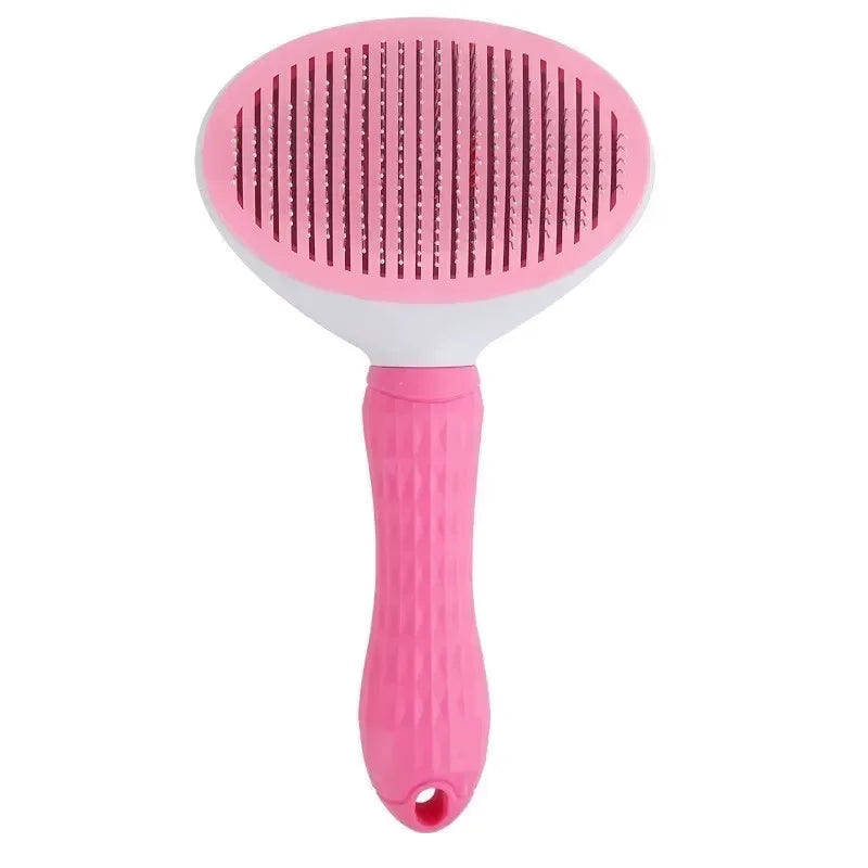 AEHOME Pet Grooming Brush Self-Cleaning Dematting Comb