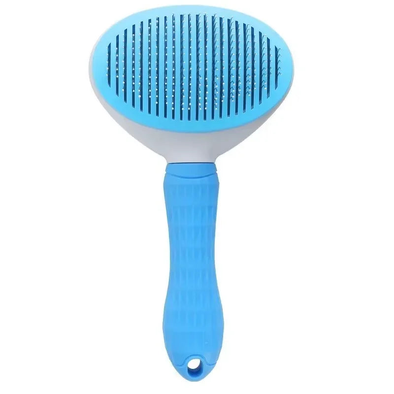 AEHOME Pet Grooming Brush Self-Cleaning Dematting Comb