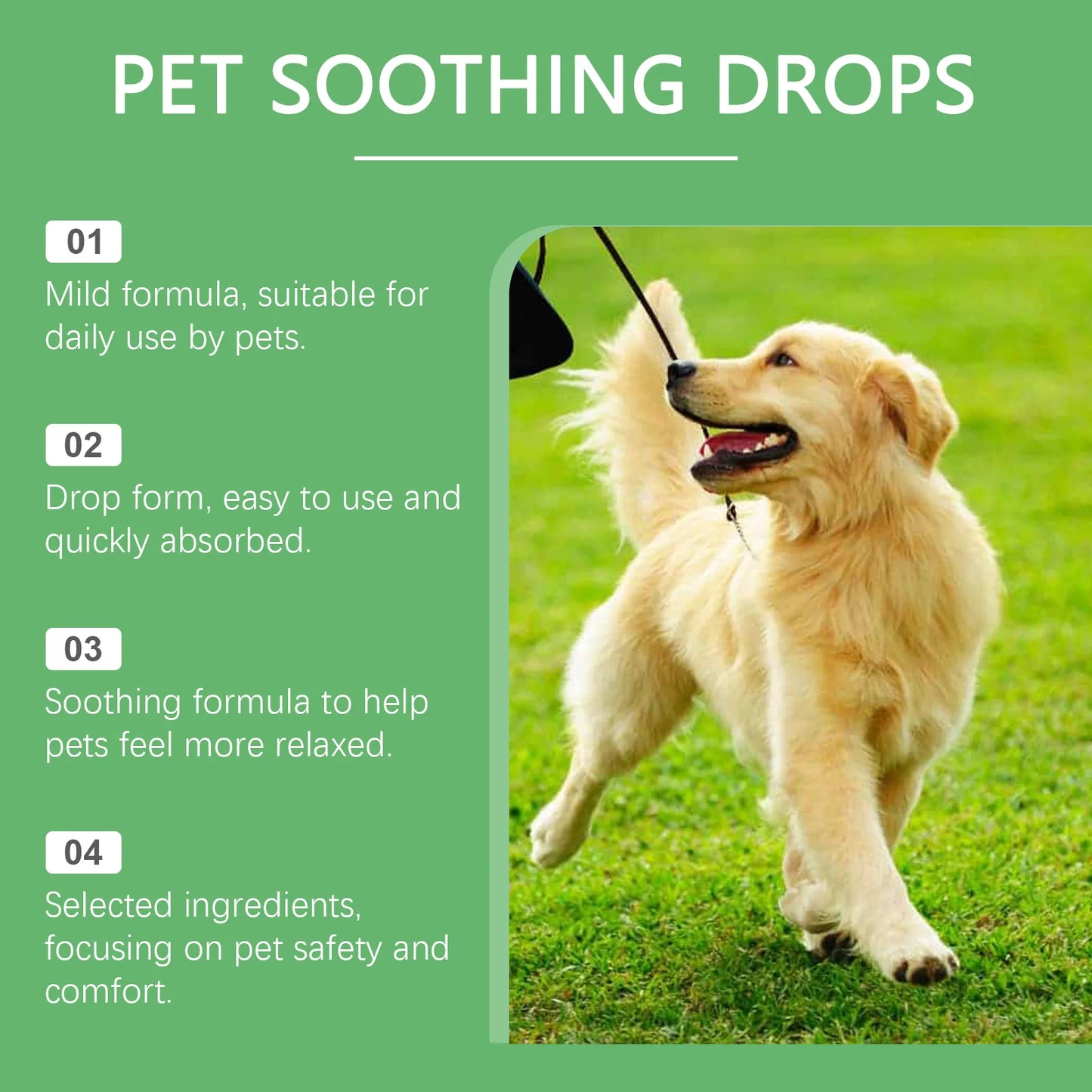 YEGBONG Pet Soothing Drops for Skin Health and Calming