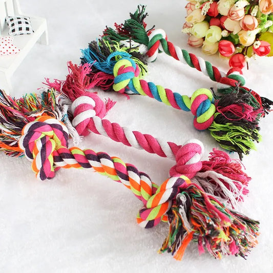YTYIN Dog Molar Bite Resistant Cotton Rope Knot Toy