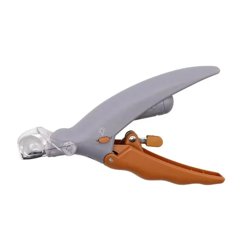 LED Pet Nail Clippers DualSided 5X Magnification Cats And Dogs