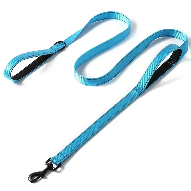 Heavy Duty Nylon Dog Leash With Double Handle For Training