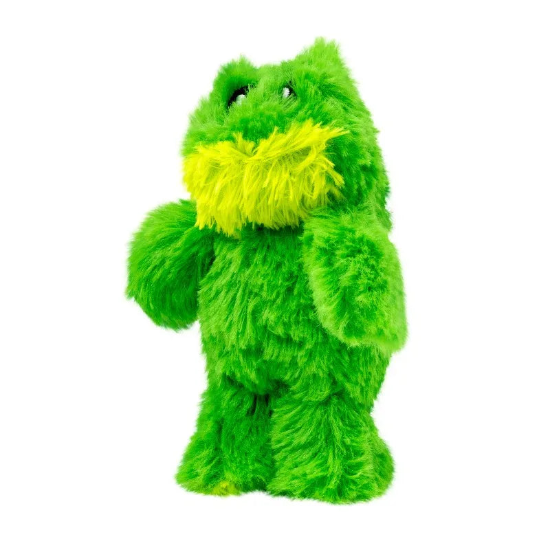 Premium Fleece Frog Dog Toy Featuring Durable Squeaker