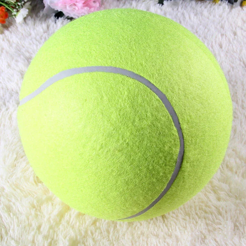 Shunmaii Giant Tennis Ball Dog Chew Toy For Outdoor Play