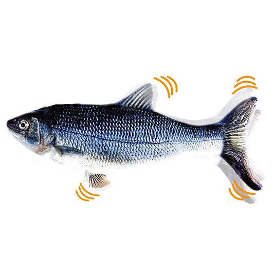 VKTECH Interactive USB Floppy Fish Cat Toy for Cats