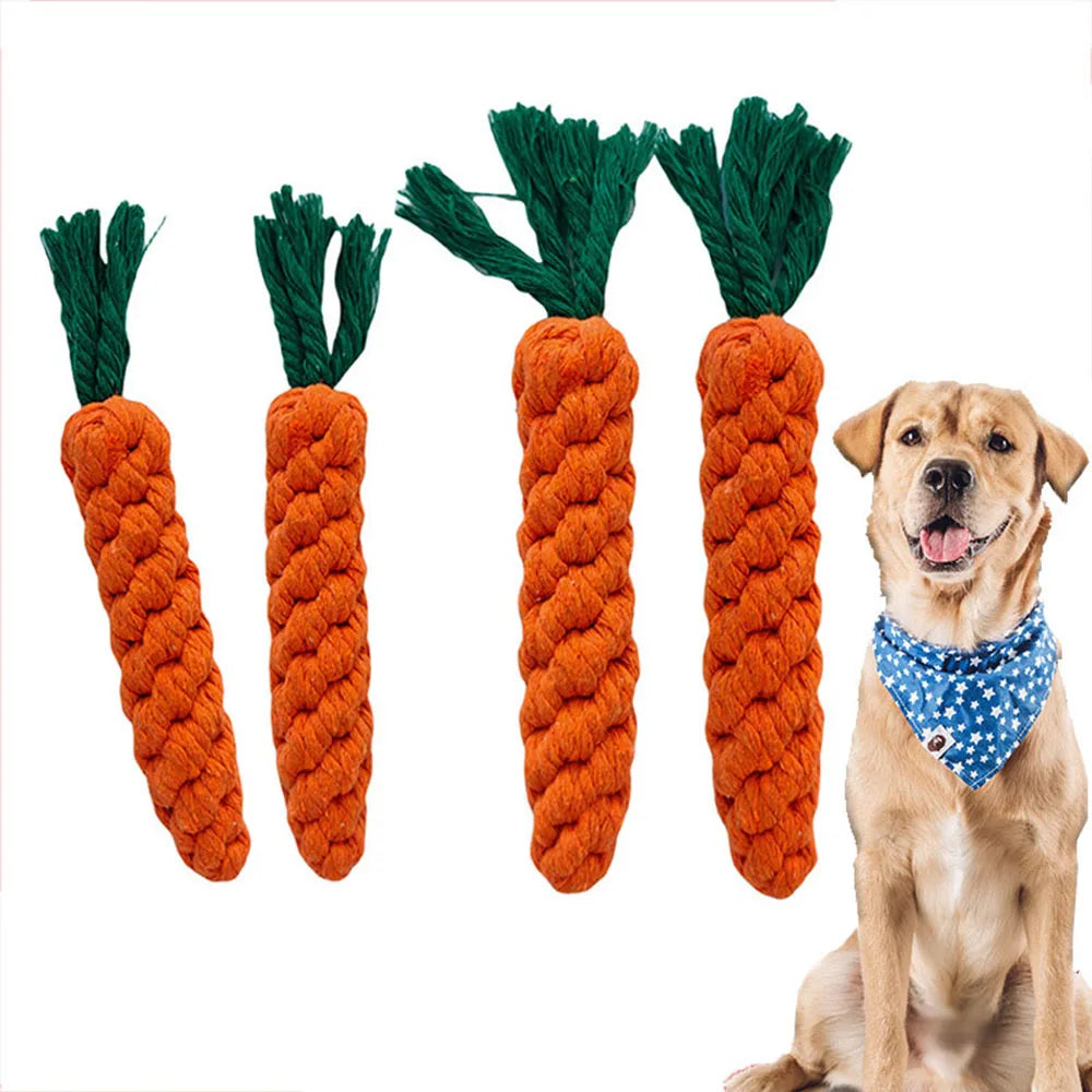 Durable Braided Dog Bite Rope Toy For Teeth Cleaning