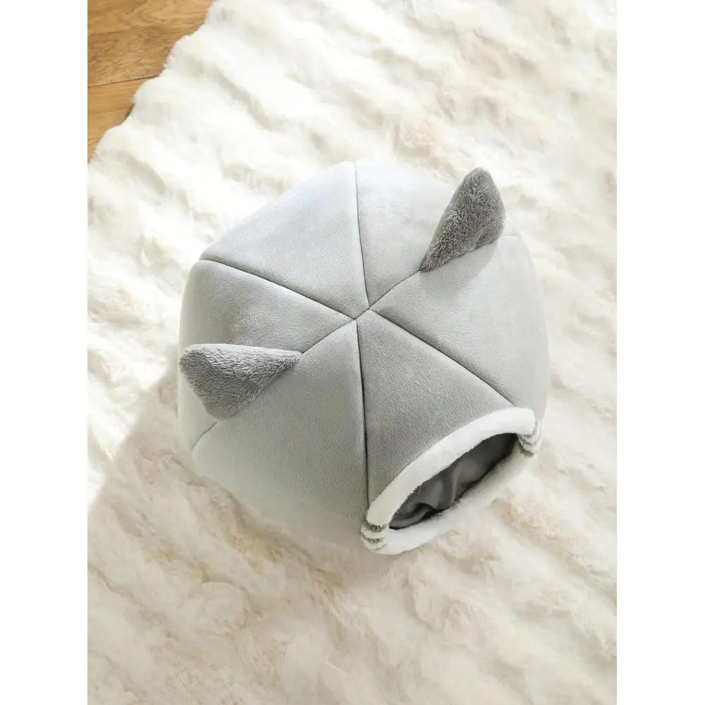 Washable Soft Cat Bed House for Indoor Cats and Kittens