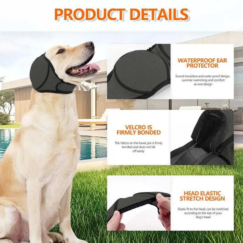 YTYINCN Dog Calming Hat Soundproof Anxiety Ear Muffs For Pets