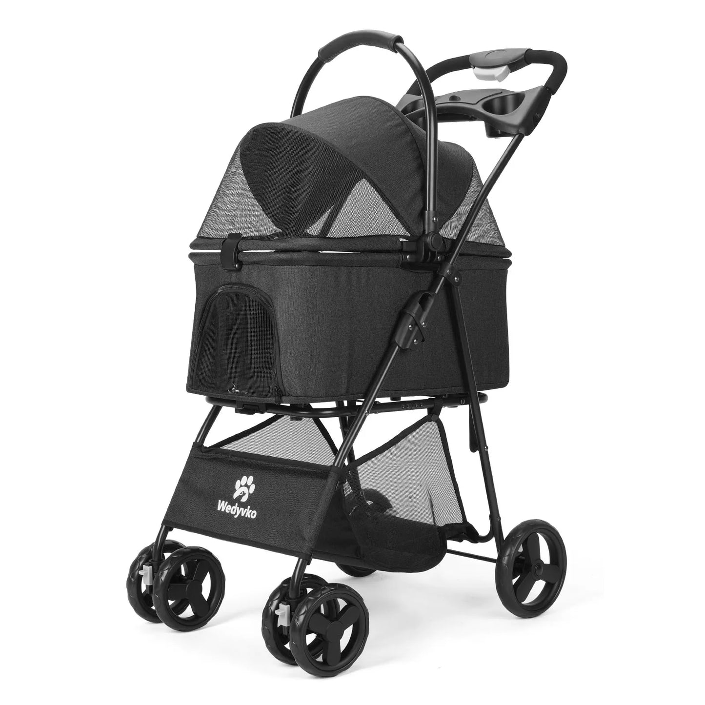 3 In 1 Pet Stroller All Terrain With Removable Carrier