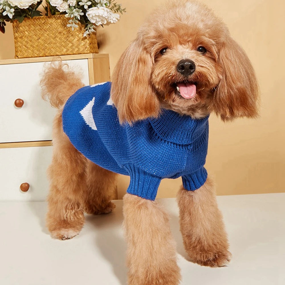 NONECN Warm Pet Sweater for Cats and Dogs Knitwear