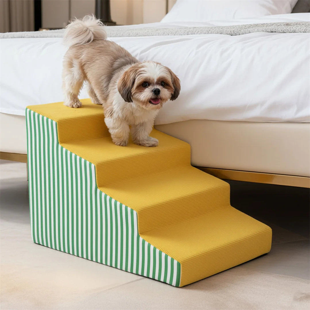 Bright Pet Stairs With High Density Foam And Non Slip Cover