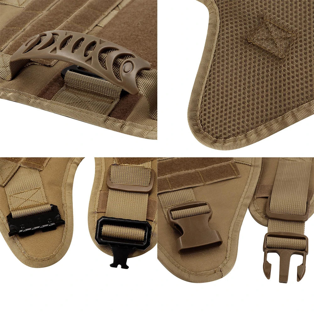 Dog Harness And Leash Set Padded Quick Release Buckle Nylon