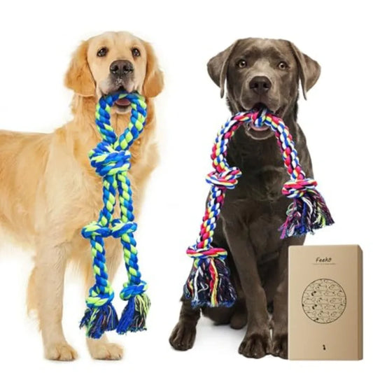 Heavy Duty Indestructible Dog Rope Toy For Aggressive Chewers