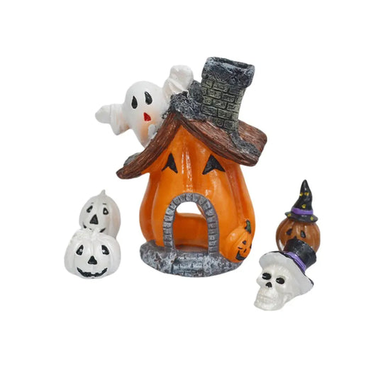 Halloween Pumpkin Aquarium Ornament For Fish Tank Decor