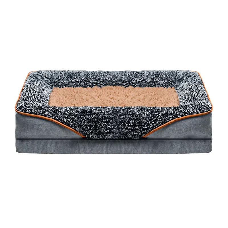 NONECN Dog Bed With Removable Washable Cover And Raised Edges