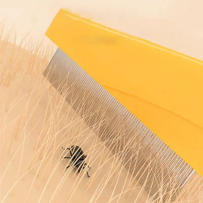 Stainless Steel Pet Hair Shedding With Flea Grooming Comb