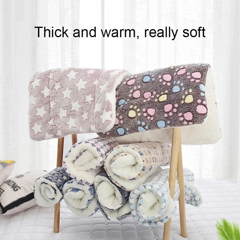 Flannel Pet Sleeping Mat Dog Bed For Cats And Dogs