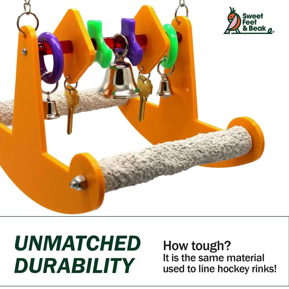 Perfect Cage Toy Stimulates Visual and Physical Activity for Birds