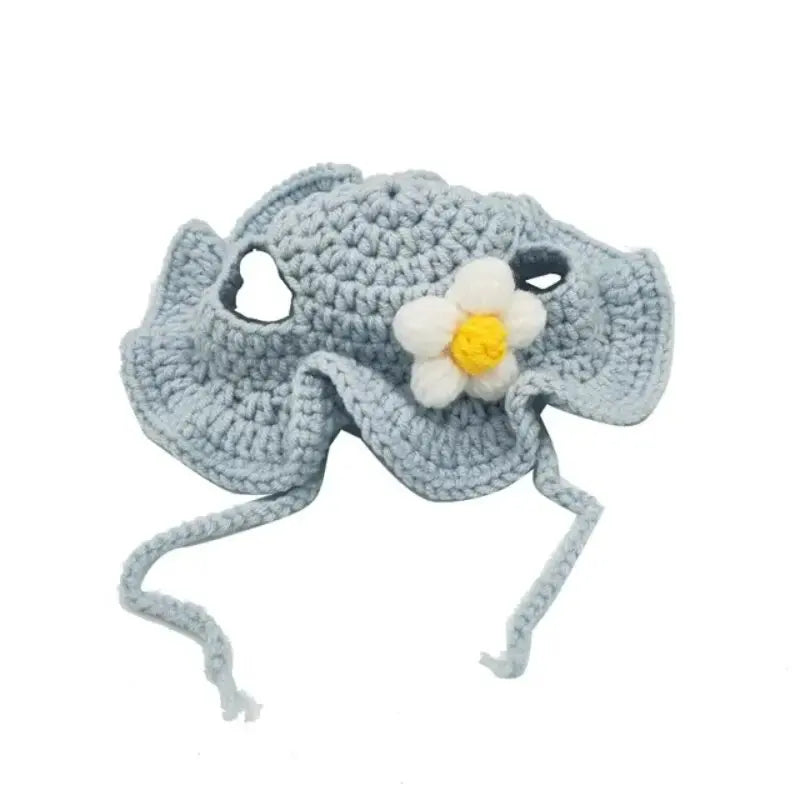 Kittens Knitted Cat Hat Elastic Winter Pet Accessory