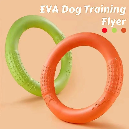 Waterproof EVA Dog Training Flyer With Chew Resistant Disc
