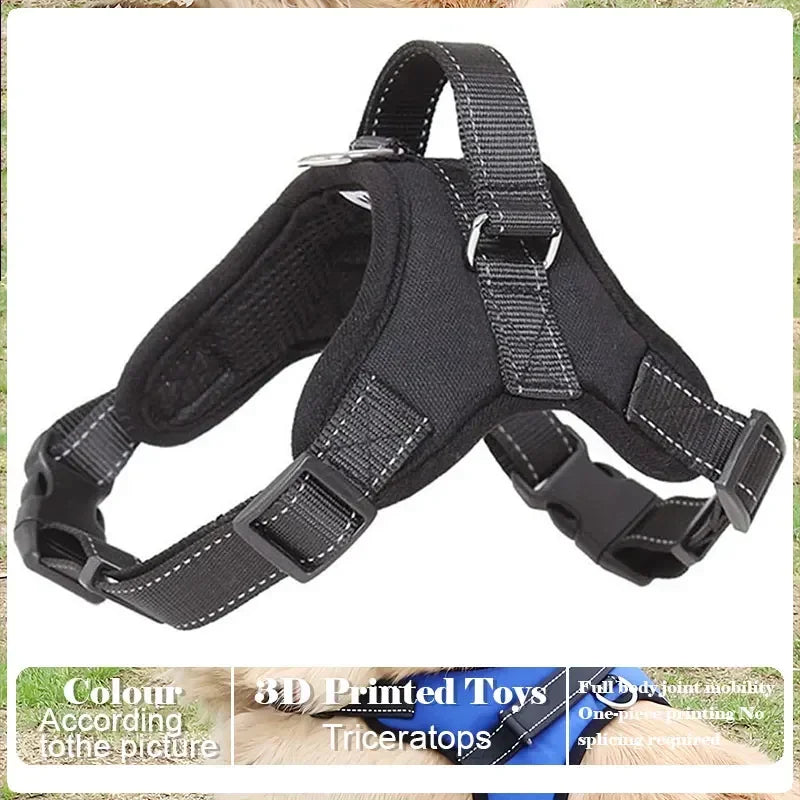 NONECN Dog Harness Leash Set No Pull Easy Control Handle