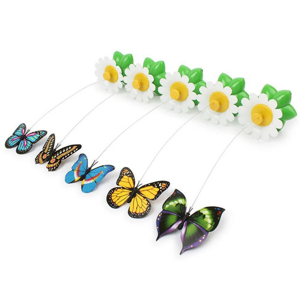 Automatic Rotating Cat Toy Butterfly Teaser For Kitten