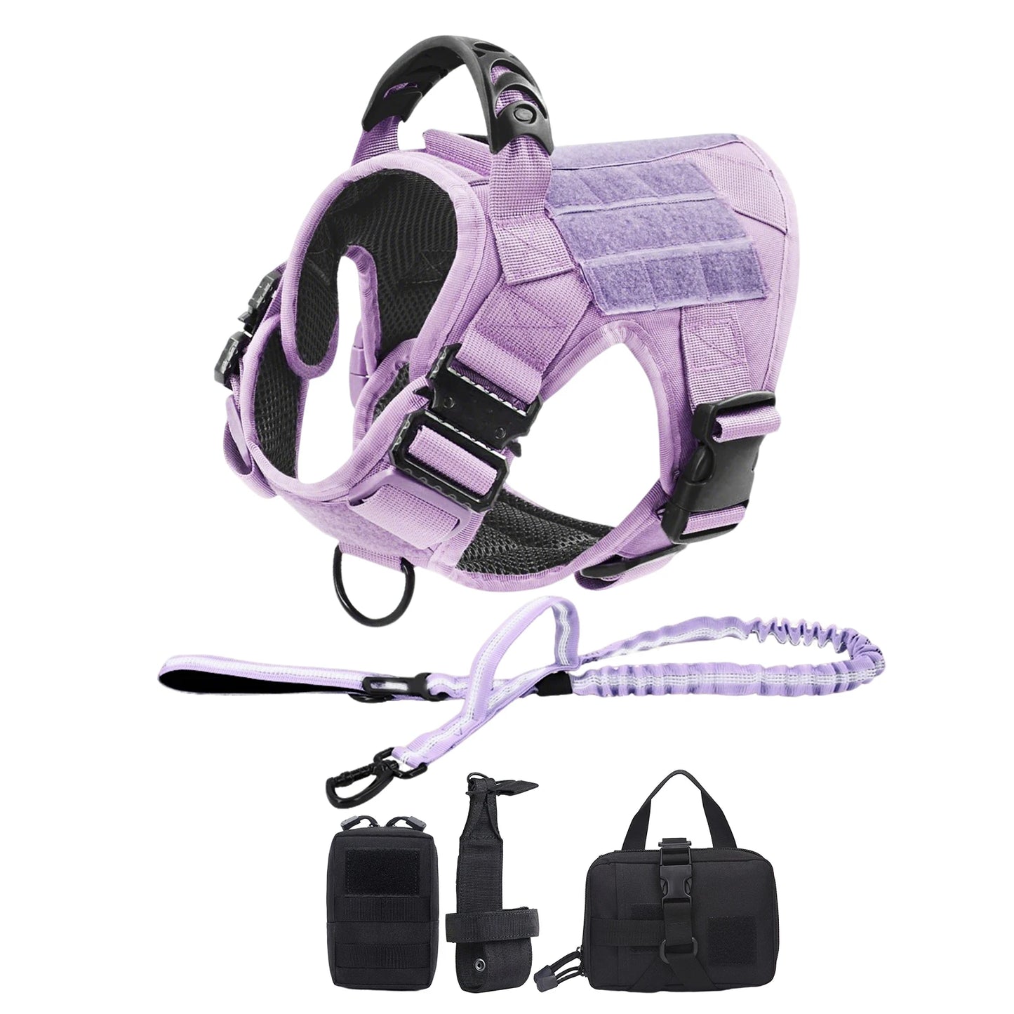 PETRAVEL Military Camouflage Dog Harness For All Dogs