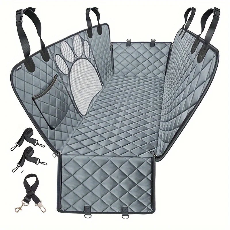 NONECN Dog Rear Seat Cover Hammock For Cars Scratch Resistant