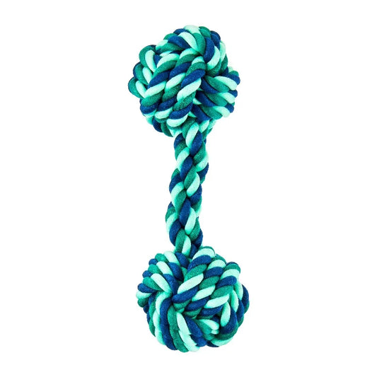 Two Knot Rope Dog Chew Toy for Interactive Playtime