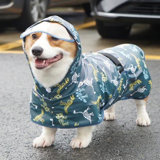 Rainy Season Puppy Raincoat For Dogs Waterproof Apparel