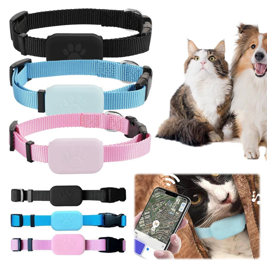 MOJOYCE Pet GPS Tracker With Adjustable Collar For Pets