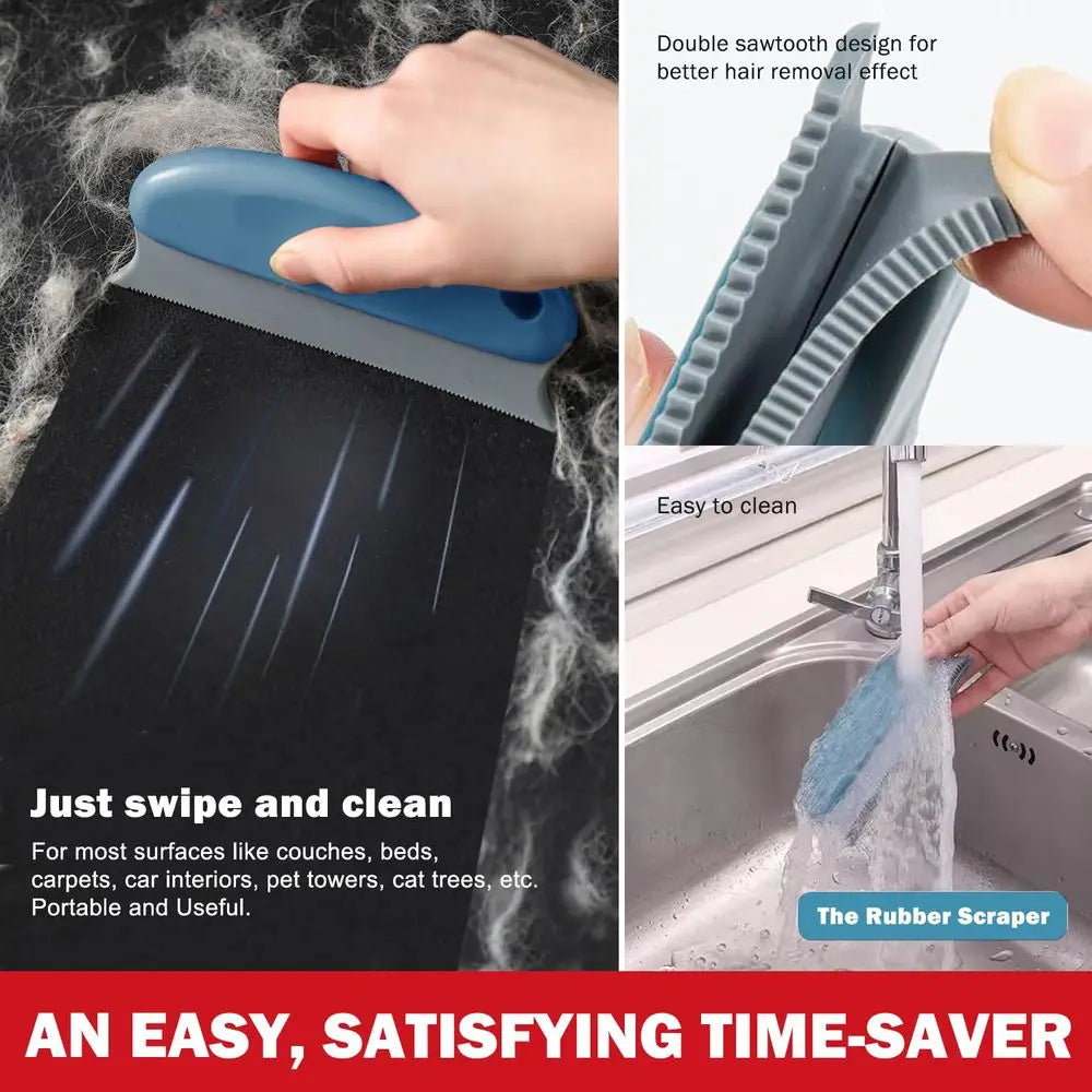 Pet Hair Removal Tools Set With Lint Shaver Scraper