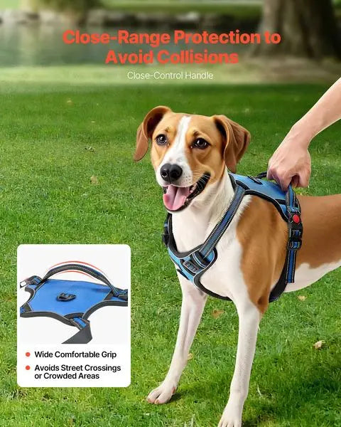 NONECN Large Dog Harness No Pull Adjustable Vest and Leash