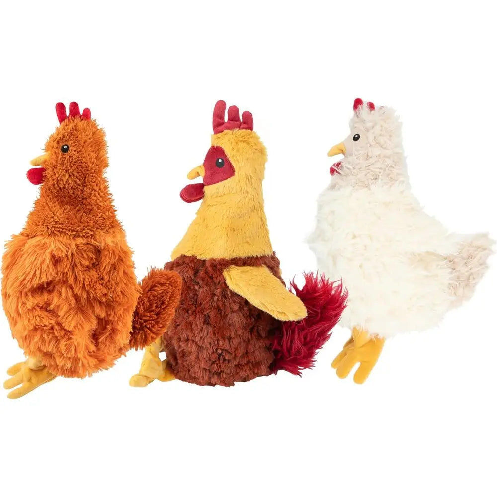 Interactive Squeaky Dog Chew Toy Crinkle Chicken For All Dogs