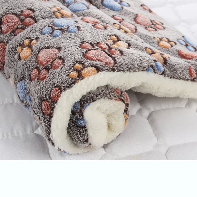 Flannel Pet Sleeping Mat Dog Bed For Cats And Dogs