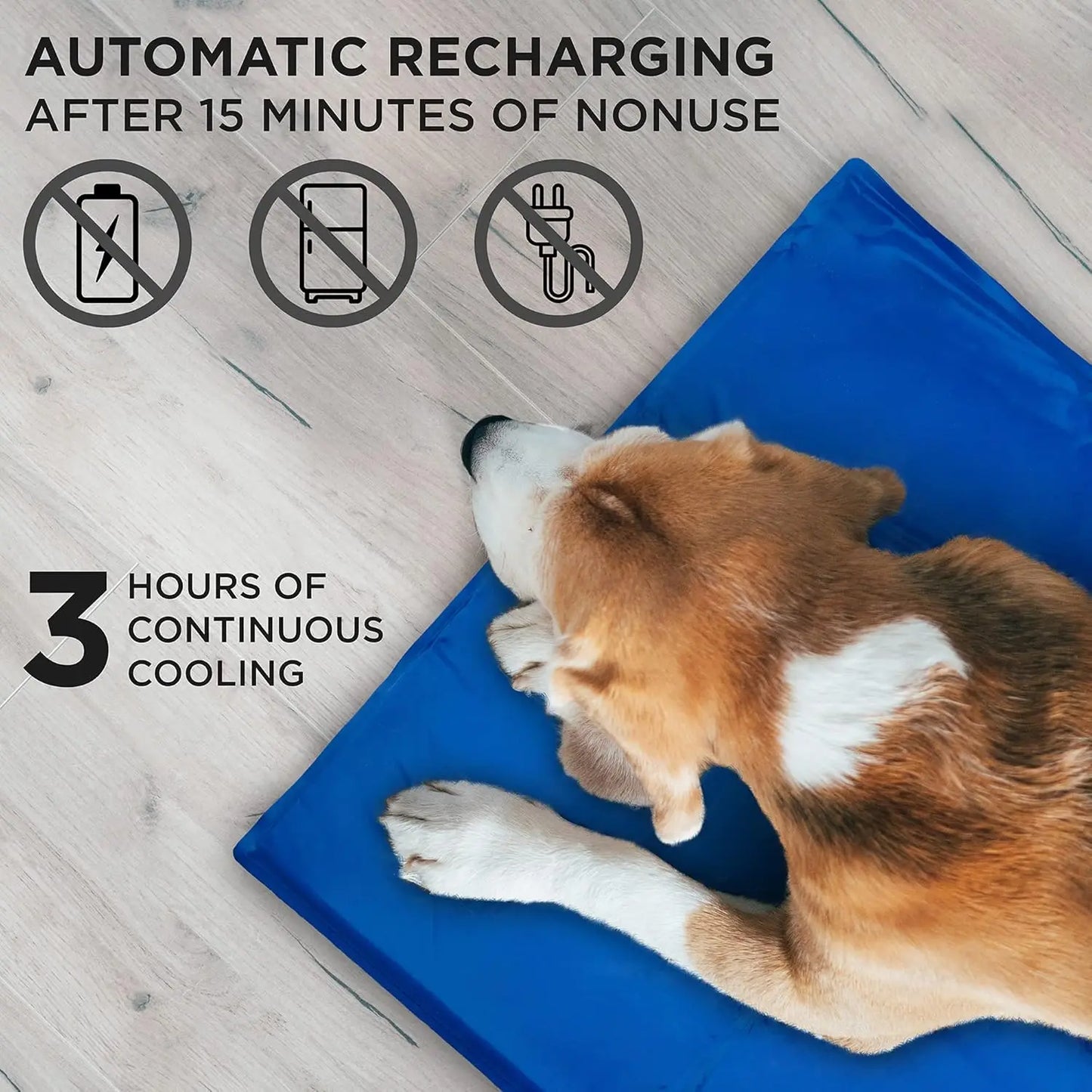 Self Cooling Pet Mat Gel-Infused Pad For Dogs In Kennels