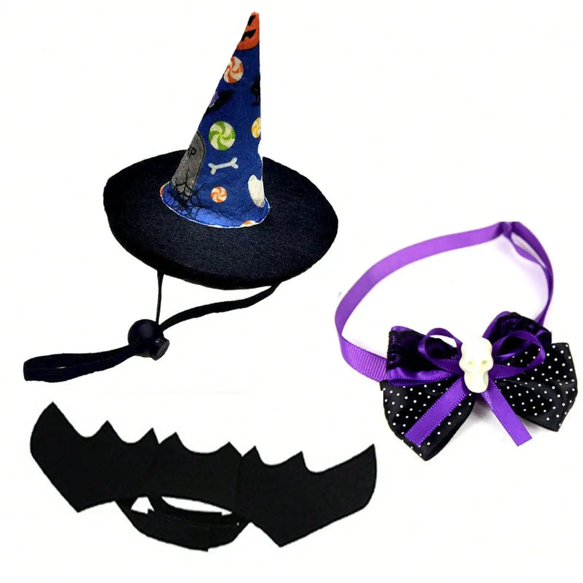 Halloween Pet Costume And Accessory Set For Playful Transformations