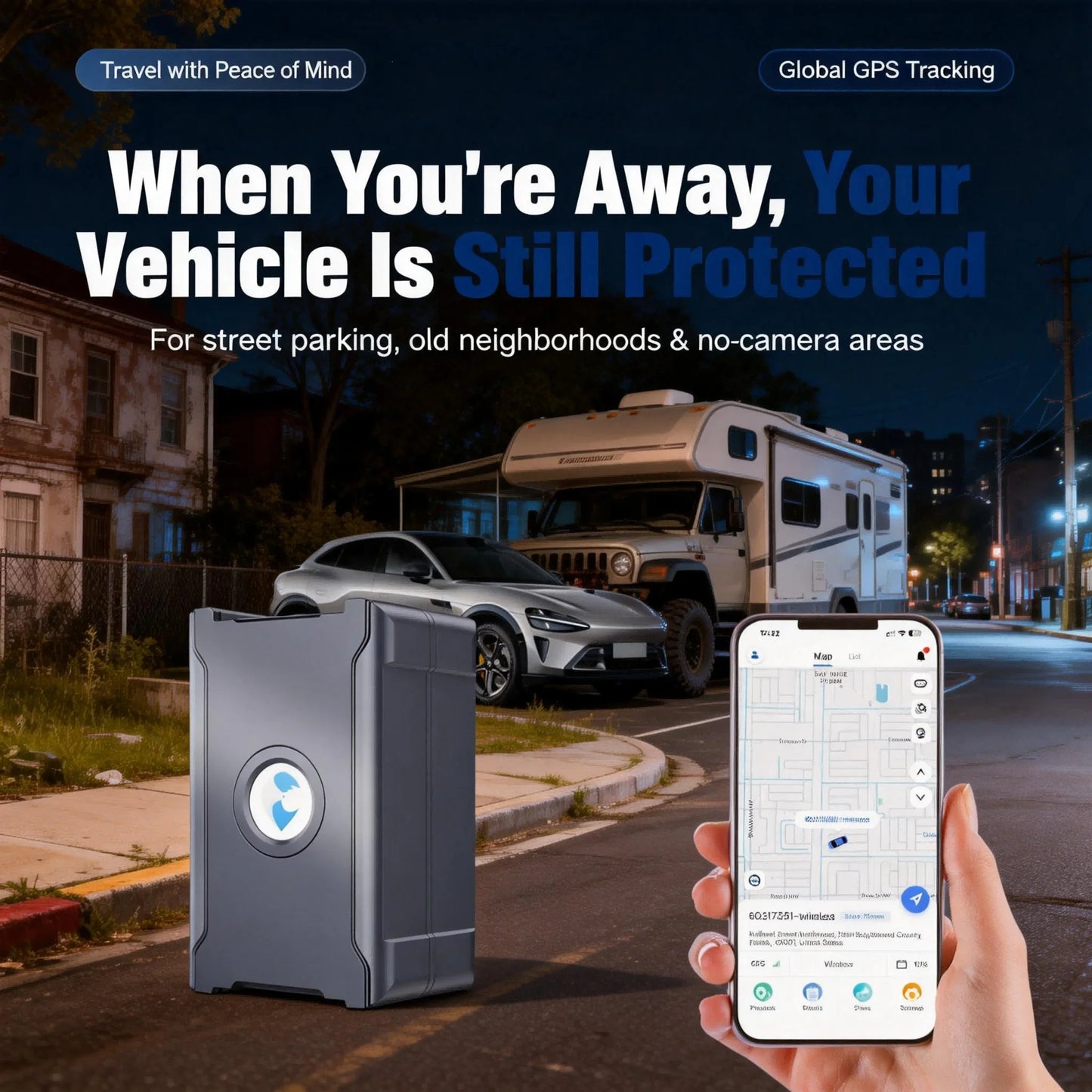 Wanwaytech Wireless Car GPS Tracker RealTime Vehicle Tracking