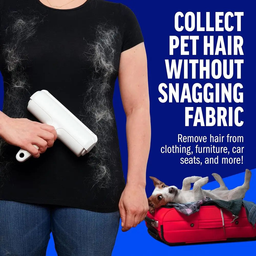 Reusable Pet Hair Lint Roller for Furniture and Car Interiors