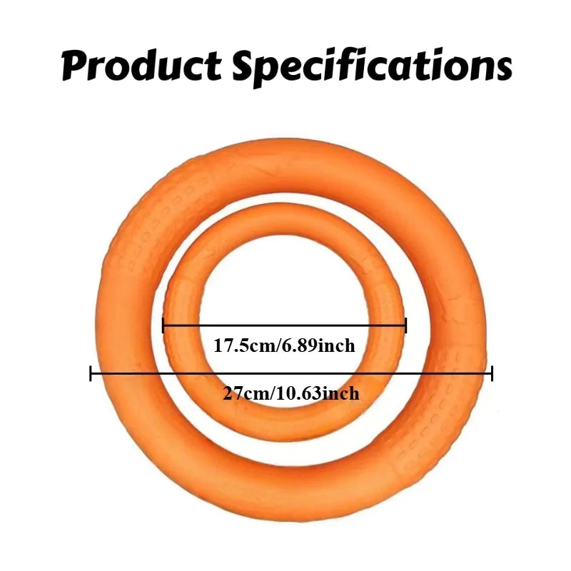 Waterproof EVA Dog Training Flyer With Chew Resistant Disc