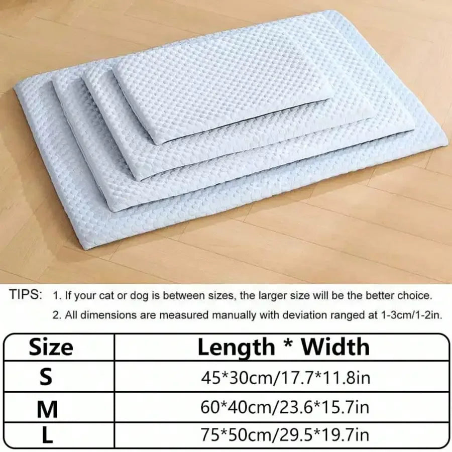 Sponge Cooling Cat And Small Dog Bed With Thick Padding