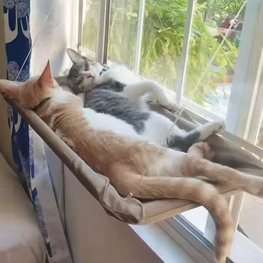 Ultra Soft Cat Window Hammock Bed Securely Mounted Perch