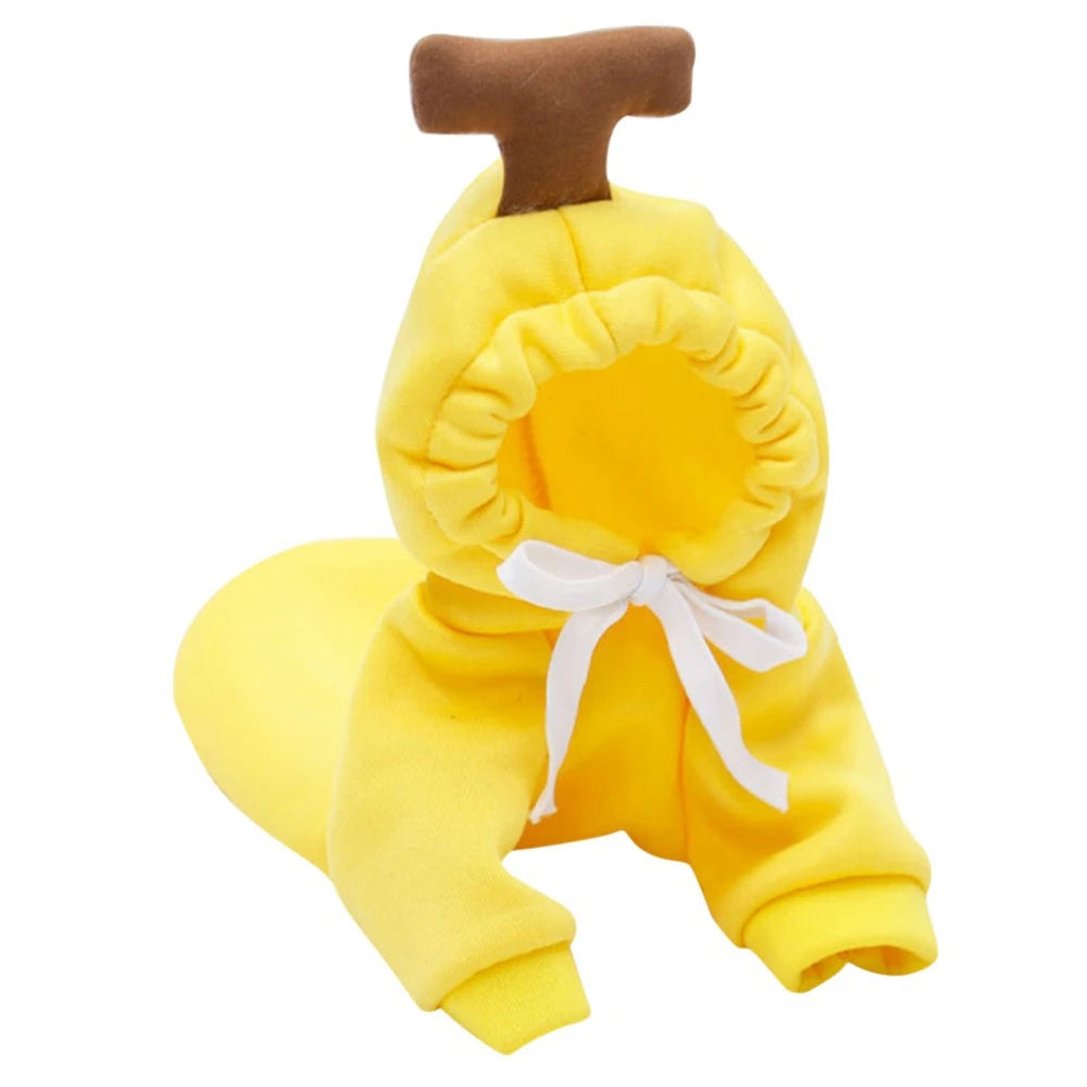 NONECN Cute Fruit Dog Hoodie For Dogs Warm Fleece Cozy