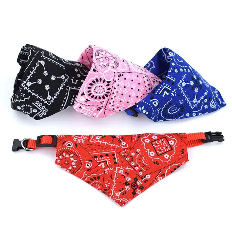 Cat Collar Lovely Adjustable Necktie Scarf Bandana For Pets