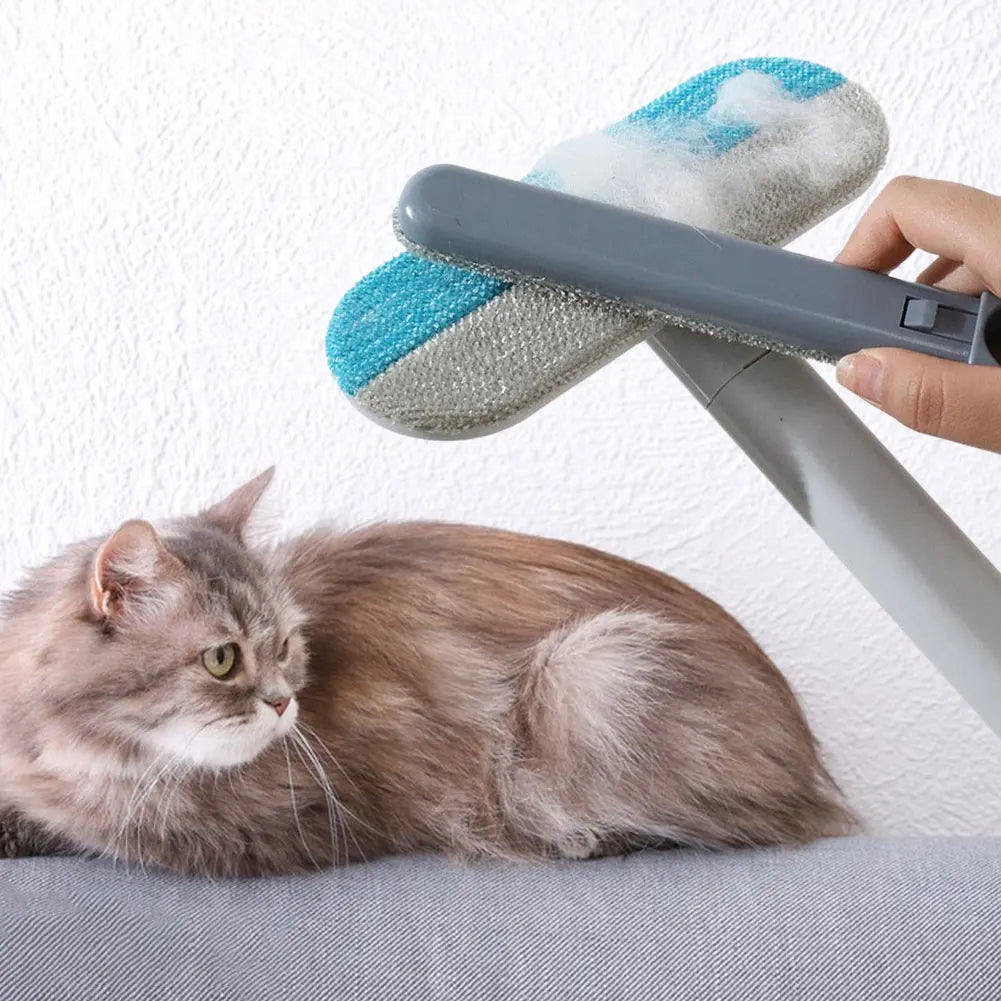 APWIKOGERH 3 In 1 Pet Hair Remover Brush Long Handle