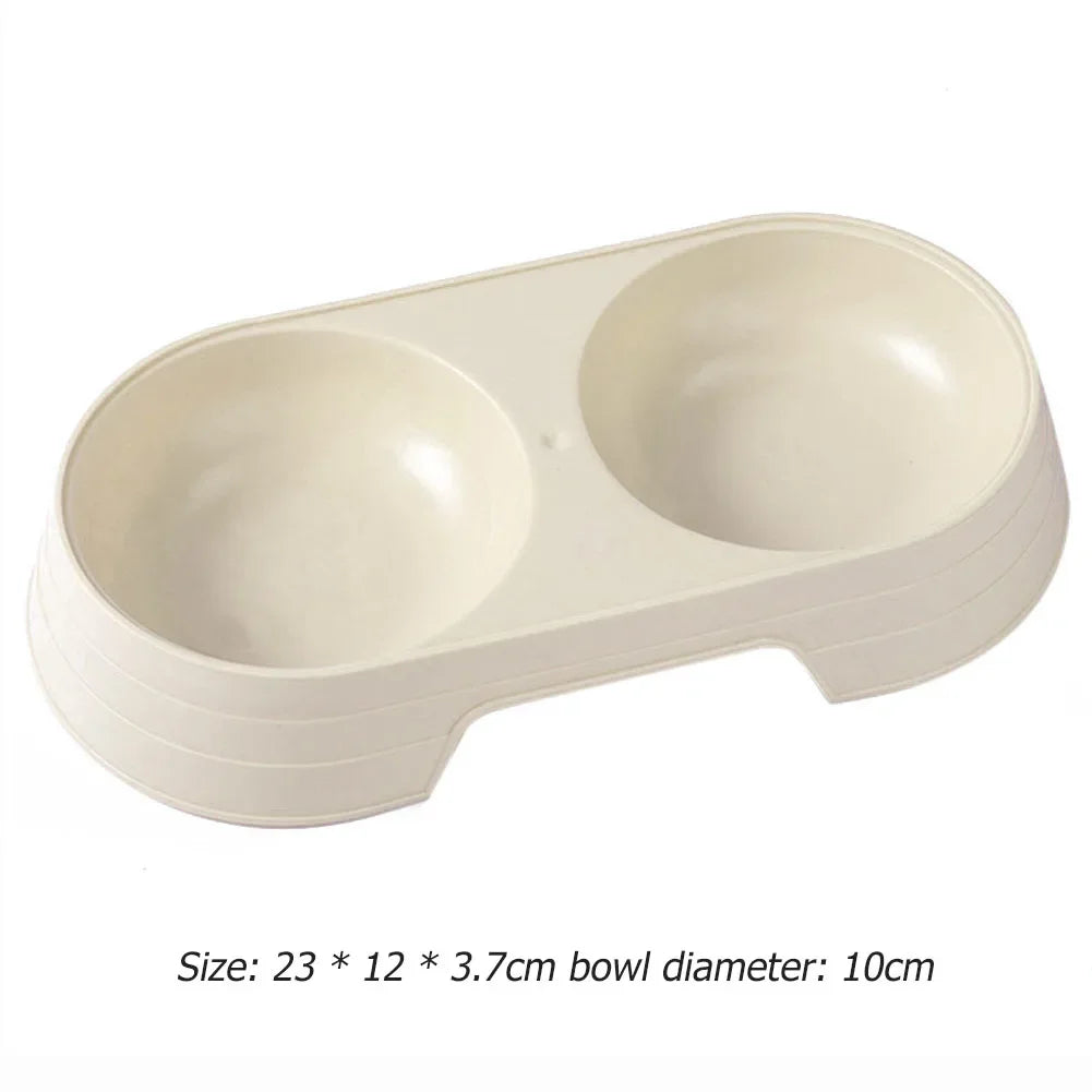 Shunmaii 2-in-1 Pet Bowls Feeding Dishes For Dogs Cats