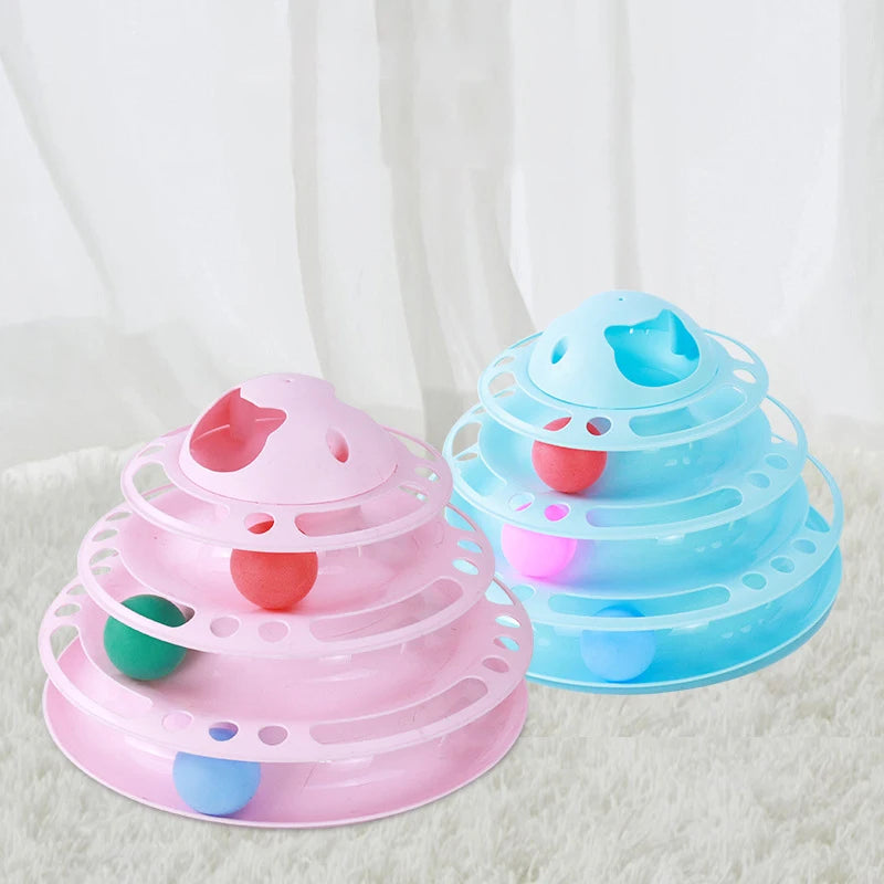 AEDGCN Interactive Cat Toy Tower For Pets Fun Training