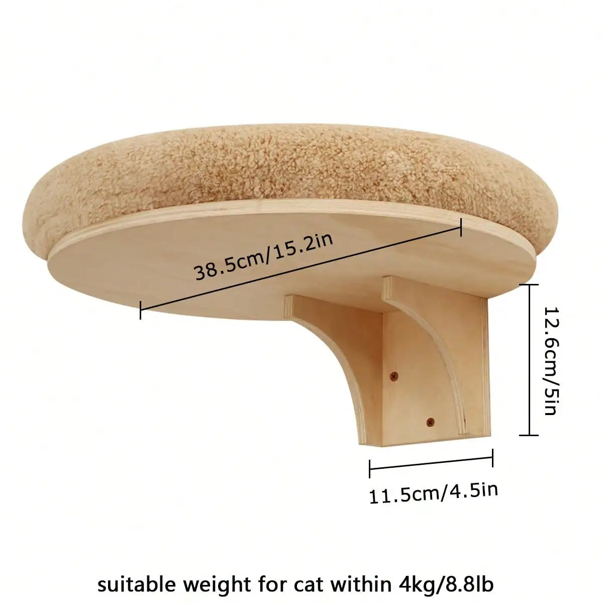 Cat Roped Bridge Wall Mount With Sisal For Indoor Cats